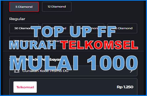 top up ff murah telkomsel